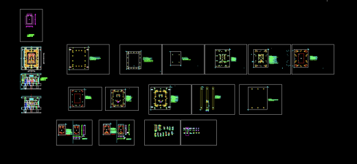 平板电脑后盖整形冲孔模具图缩略图